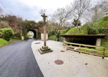 La playa de Centroña ya cuenta con un nuevo acceso
