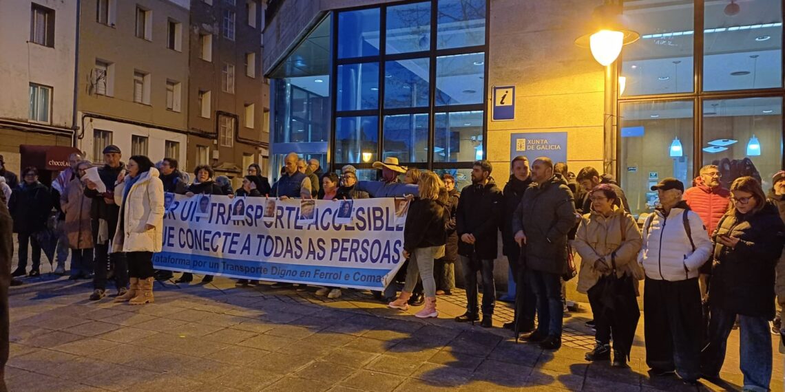 El PSdeG denuncia en Ferrol la situación «vergonzosa» del transporte público en la comarca