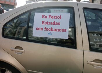 Caravana reivindicativa del BNG en la FE-13