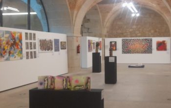 Expopsición de bienald earte Gaia en el Museo de la Construcción Naval