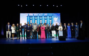 Foto de familia de todos los premiados de los premios de la cultura galega 2024