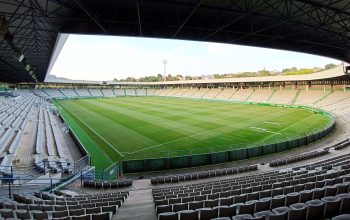 El estadio de A Malata donde juega actualmente el Racing de Ferrol