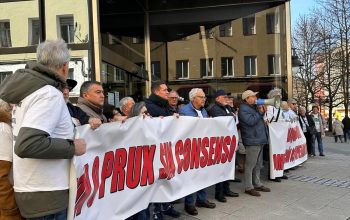 Imagen de archivo de una protesta de los propietarios en la plaza Amada García