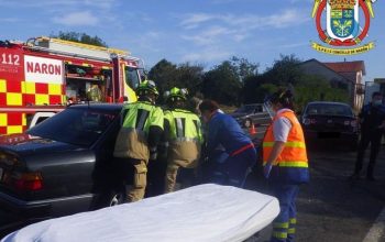 Accidente estrada Cedeira