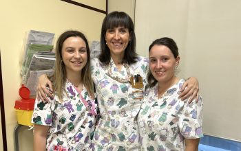 Algunhas integrantes do equipo de vacinación VRS 03 10 25