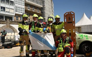 Bomberos de Narón en A Coruña