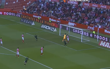 Racing contra el Sporting de Gijón