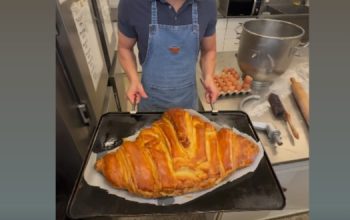 Megacroissant de Pastelería París