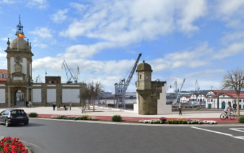 Imagen virtual del Proyecto Abrir Ferrol al Mar