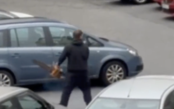 Altercado entre dos vecinos en Caranza con motosierra