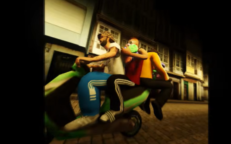 Fotograma del videoclip Pastis en Ferrol