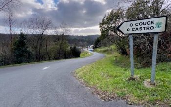 Carretera en San Sadurniño donde se realizarán mejoras