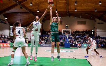 Claire Melia con la selección irlandesa