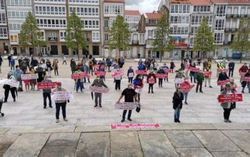Concentracion pensionistas Ferrol