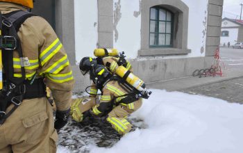 Simulacro de incendio en el Arsenal