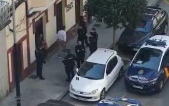 Desalojo bar en Ferrol