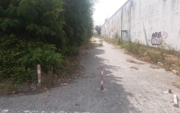 basura en el camino entre Navantia y Batallones