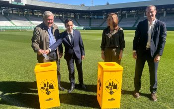 Rey Varela ecoembes Racing de Ferrol somos verdes reciclamos