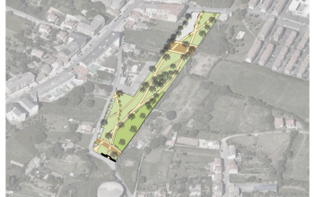 Área parque canino e pulmón verde