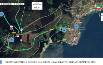Mapa dispositivo especial tráfico