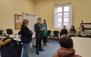 Visita alumnos CIFP Leixa Edificio Social