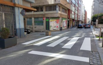 pintado sinalización horizontal Calles Ferrol