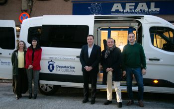 Vehículo nuevo de AFAL cedido por la Deputación