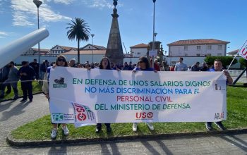 Imagen de la concentración de esta mañana | FAC USO