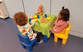 Menores en una escuela municipal