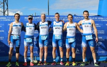 Primer equipo del Triatlón Ferrol en Vedra