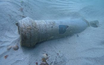 Pieza recuperada por la Unidad de Buceo de Ferrol