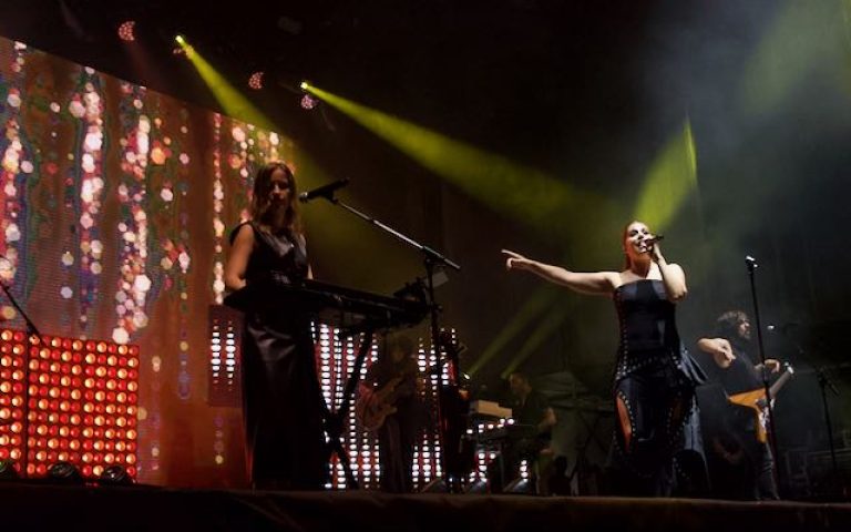 Leire Martínez Leire Martínez en la plaza de Armas dntro de la programación de las Fiestas de Ferrol