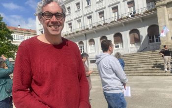Ivan Rivas en la plaza de Armas