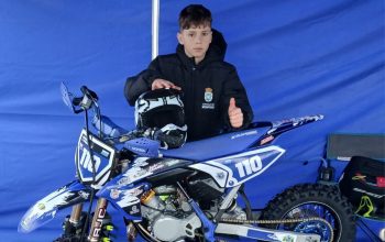 Anxo Leira, promesa del motocross a los 10 años