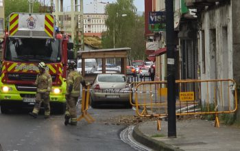 Los bomberos durante la intervención | CEDIDA