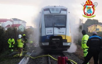 Incendio tren Naron