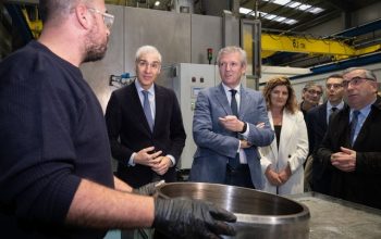 O presidente da Xunta visita as instalacións do grupo Intaf