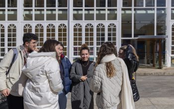 Jóvenes visitan el Campus Industrial en la edición pasada de Puertas Abiertas