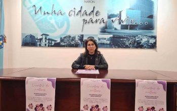 María Lorenzo en la presentación del Encontros de Mulleres