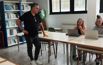O equipo de estudo da UDC, co alcalde de Cerdido