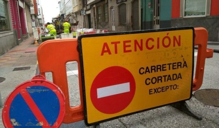Obras calle Coruna