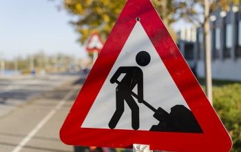 Obras, carretera
