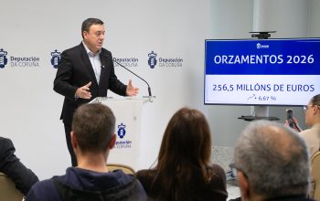 Valentín González Formoso, presenta los orzamentos