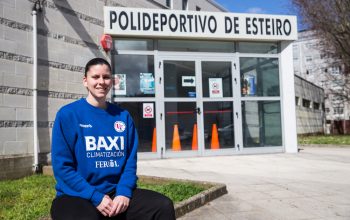 Patri Cabrera , coordinadora de la base del BAXI Ferrol