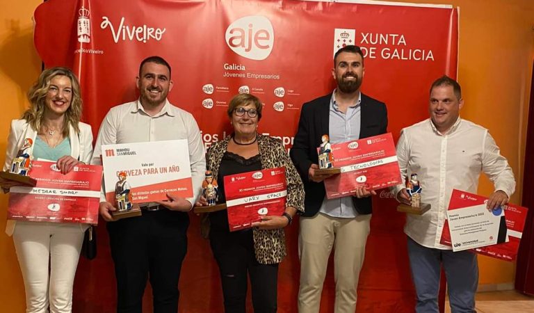 Imagen de archivo de una entrega de premios de la Asociación de Jóvenes Empresarios de Ferrolterra