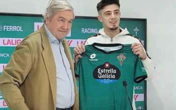 Presentación del nuevo jugador del Racing, Nico Serrano