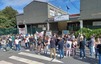 Protesta IES Punta Candieira