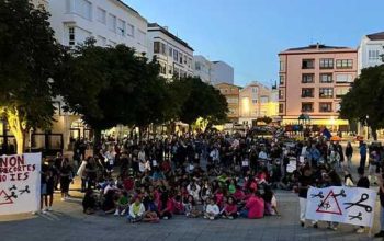 Protesta instituto Cedeira