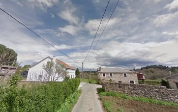 Tramo de la carretera de Rabascosas