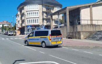 Vehículo de la DGT en Valdoviño